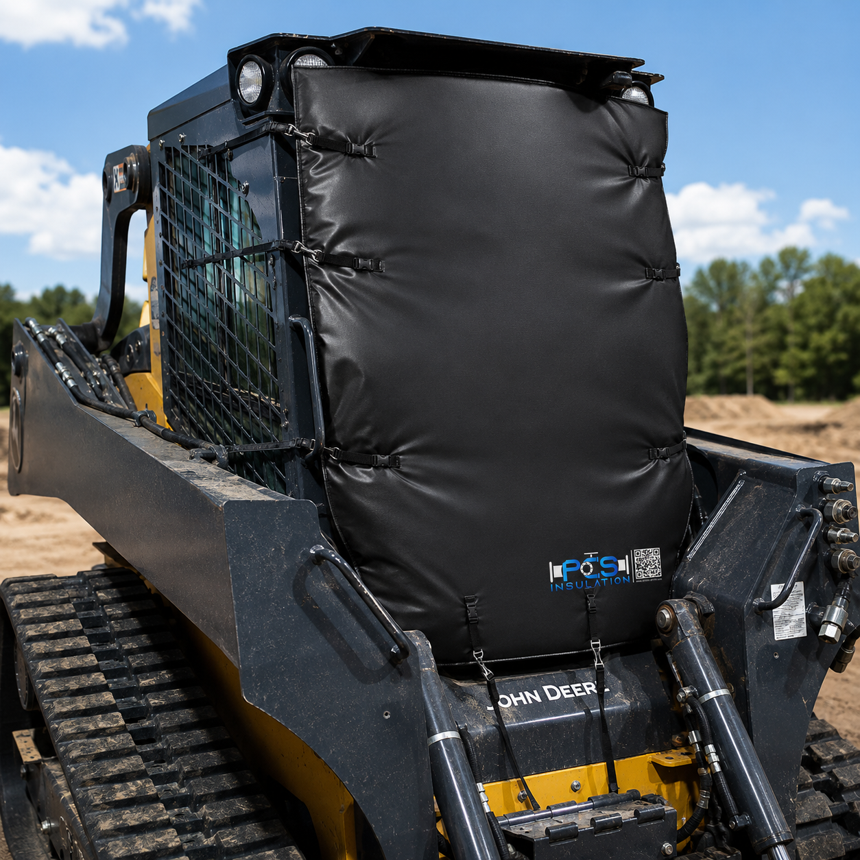 PCS Armor - Skid Steer, Mini Excavator or Small Window Transport Windshield Protection - Add your custom dimensions (length & width) in the comment section at checkout!