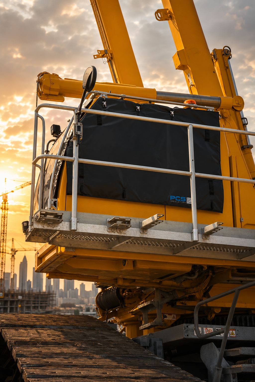 Liebherr LR1800 - Transport Windshield Protection (4 pieces - Left, Right, Front, Top = 1 set)