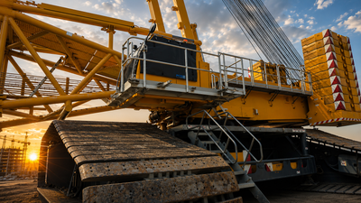 Liebherr LR1800 - Transport Windshield Protection (4 pieces - Left, Right, Front, Top = 1 set)