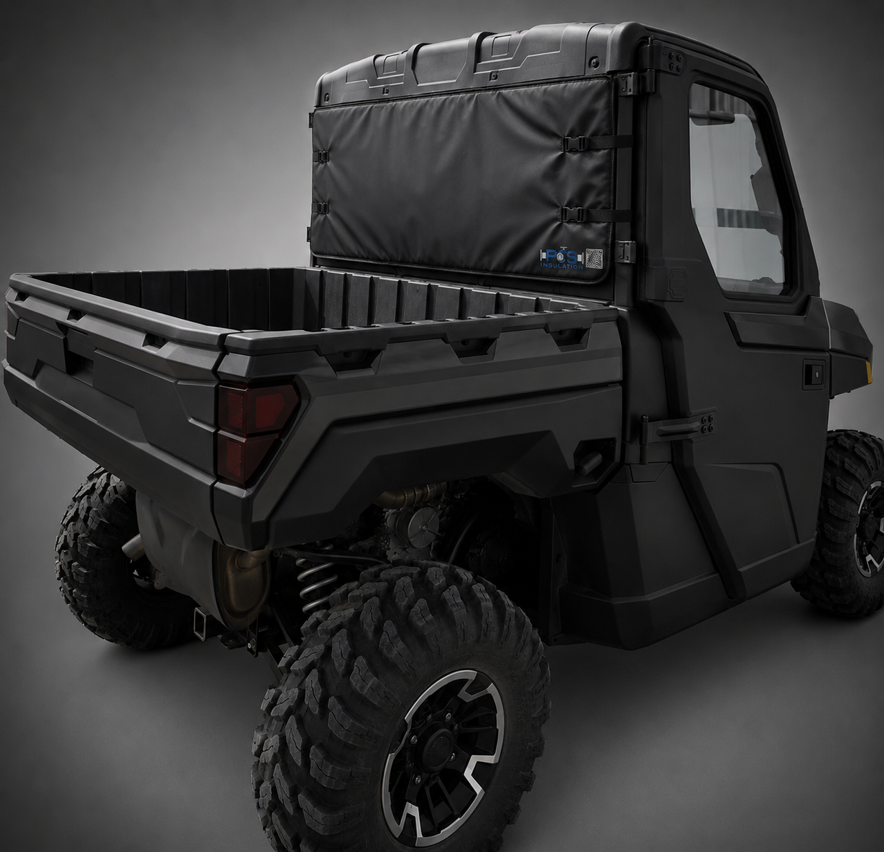 PCS Armor - Side By Side REAR Windshield Protection, Universal, NO Tools Required!