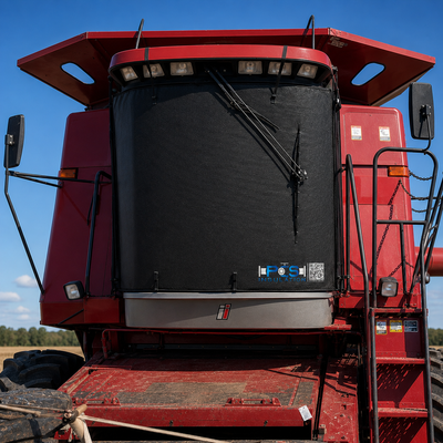 Agriculture / Heavy Equipment - Transport Windshield Protection CASE 30/40/50/60 series Combine 78 1/2" W x 64 1/2