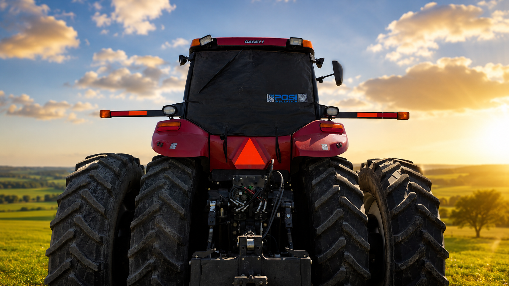 Agriculture / Heavy Equipment - Tractor and Rear Window Transport Windshield Protectors - Standard & Custom Sizes!