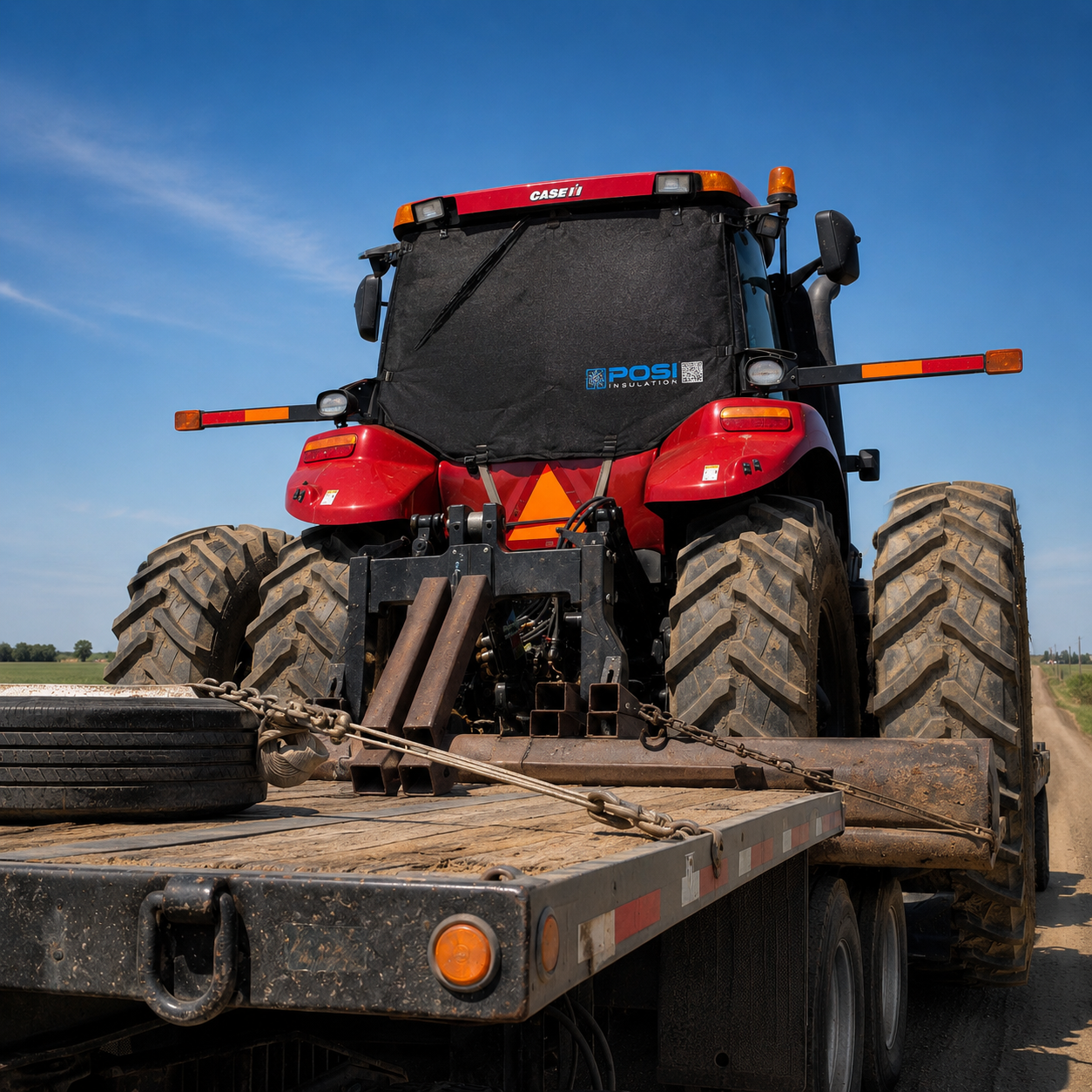 Agriculture / Heavy Equipment - Tractor and Rear Window Transport Windshield Protectors - Standard & Custom Sizes!