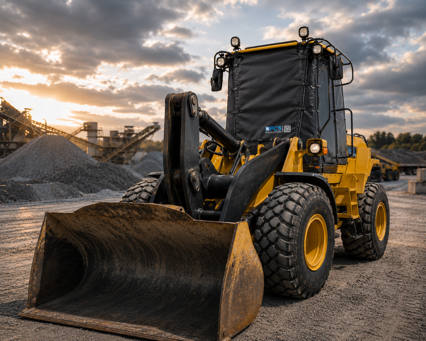 Agriculture/ Heavy Equipment -  Loader, Excavator, Dozer, Backhoe etc. Transport Windshield Protection