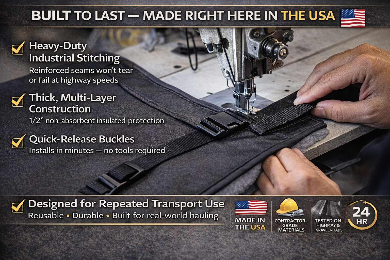 Universal Size Transport Windshield Protector! 3x3, 4x4, 5x5, 6x6, 7x7, 8x8 Custom Designs available! Fold smaller for multiple uses! Any equipment, any size! Great for truck drivers, hauling multiple types of equipment, great for large fleets!