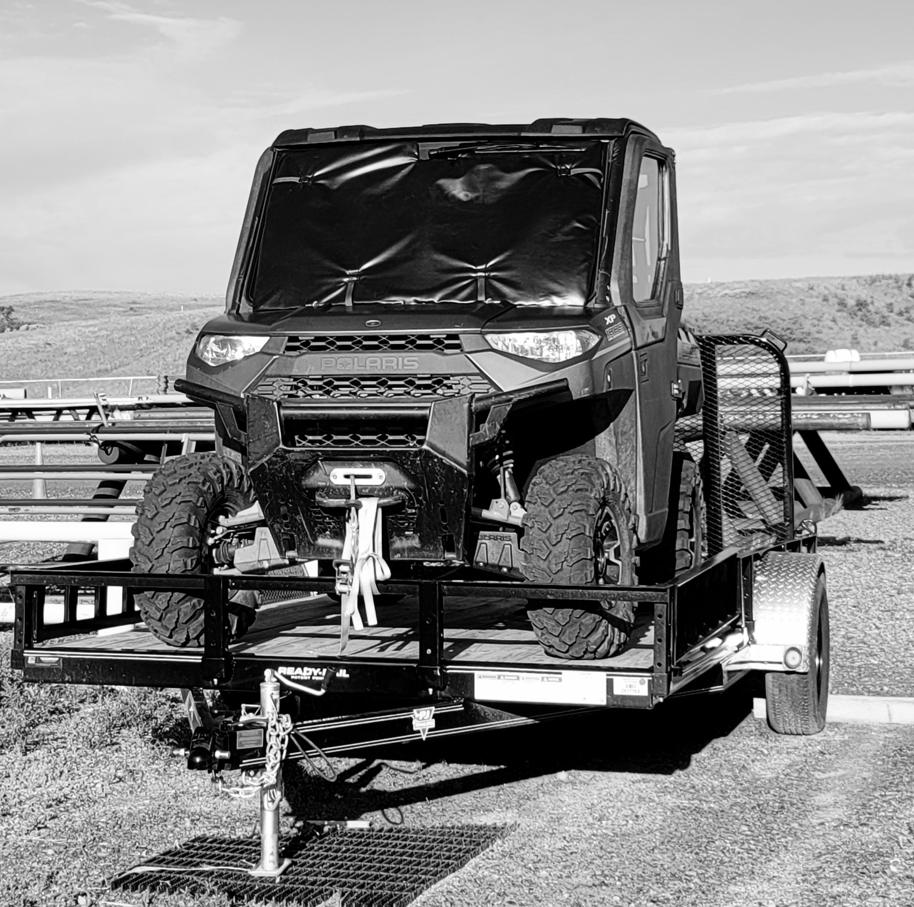 PCS Armor - Side By Side / Car - Transport Windshield Protection, Universal, NO Tools Required!